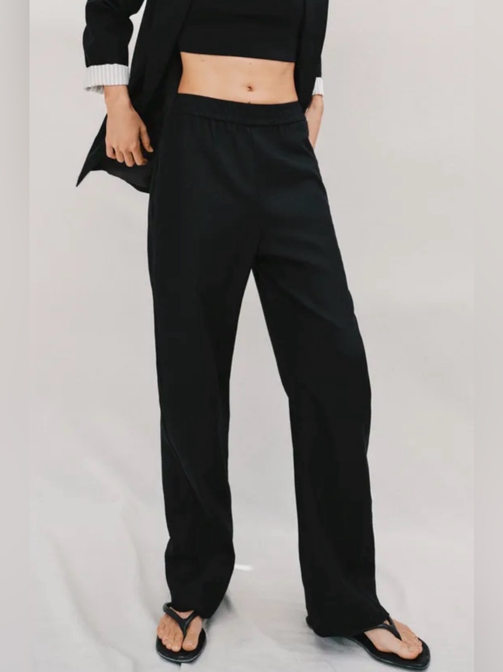 Zara Linen-Blend Relaxed Pants, NWT ($49.90)!